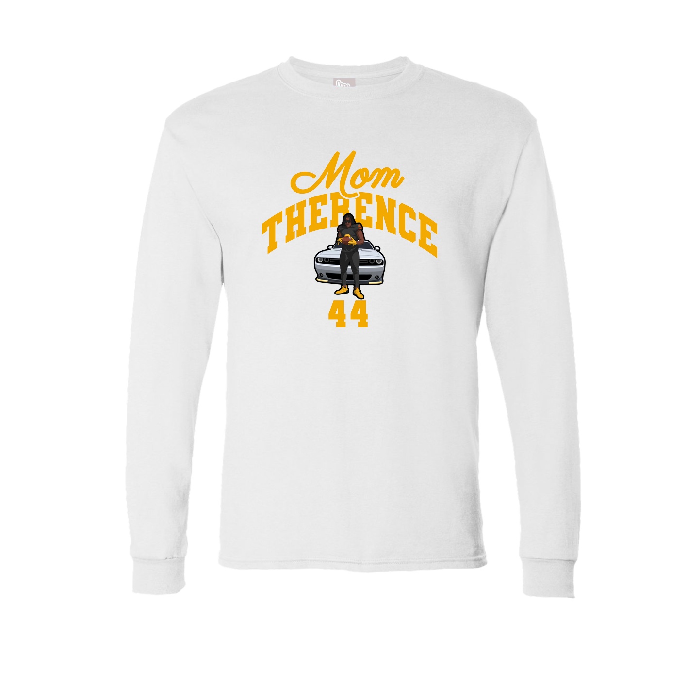 Long Sleeve Tee — Mothers Day Arch in White