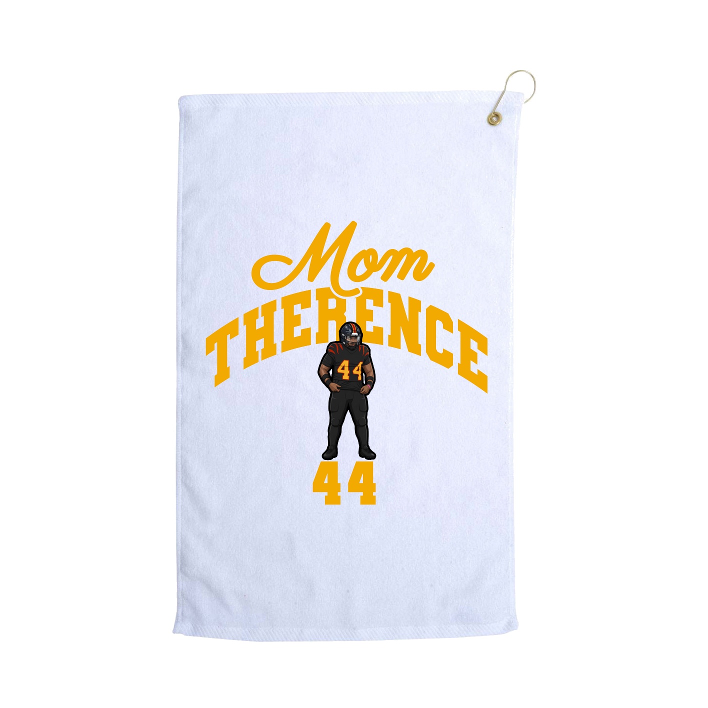Golf Towel — Mothers Day Arch in White