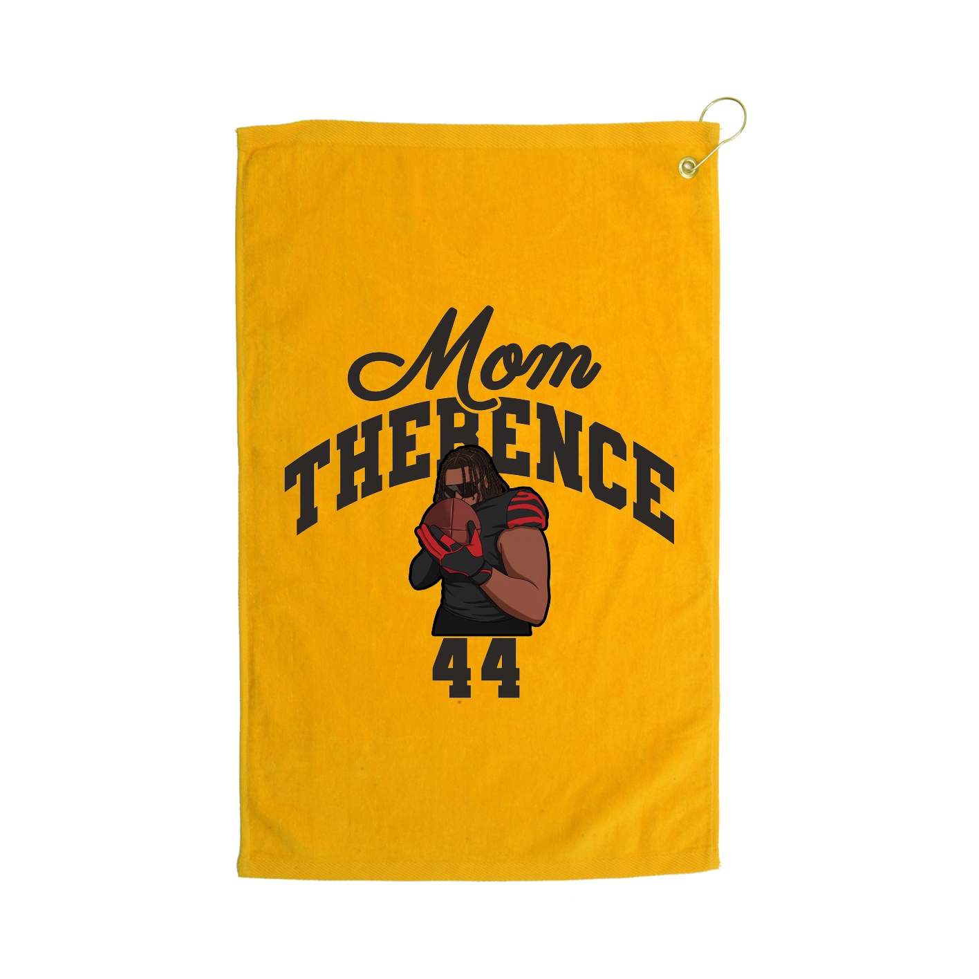Golf Towel — Mothers Day Arch in Gold