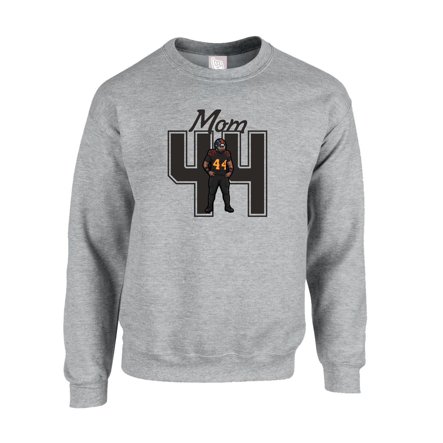 Fleece Crew — Mothers Day Shirsey in Grey