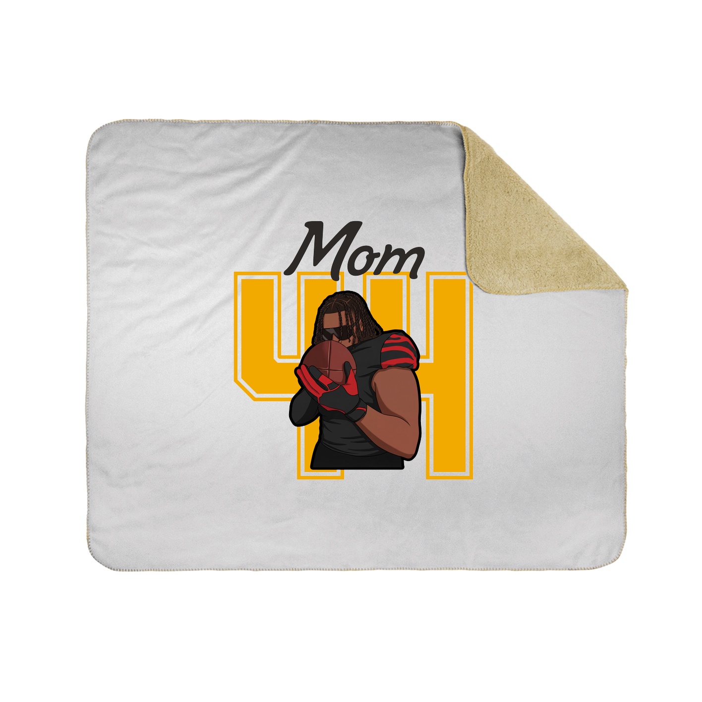 Throw Blanket — Mothers Day Shirsey in White