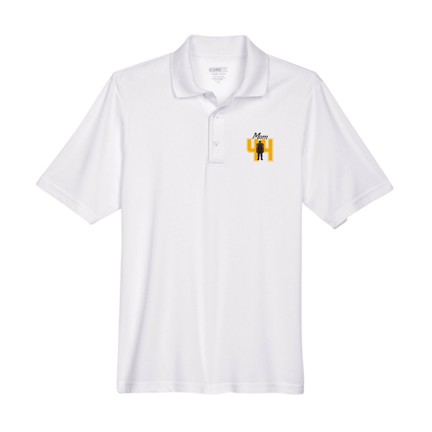 Performance Polo — Mothers Day Shirsey in White