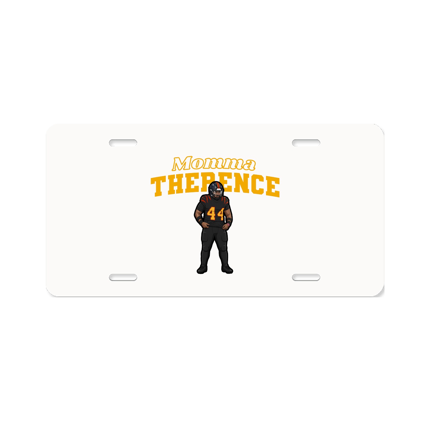 License Plate — Mothers Day Block in Classic