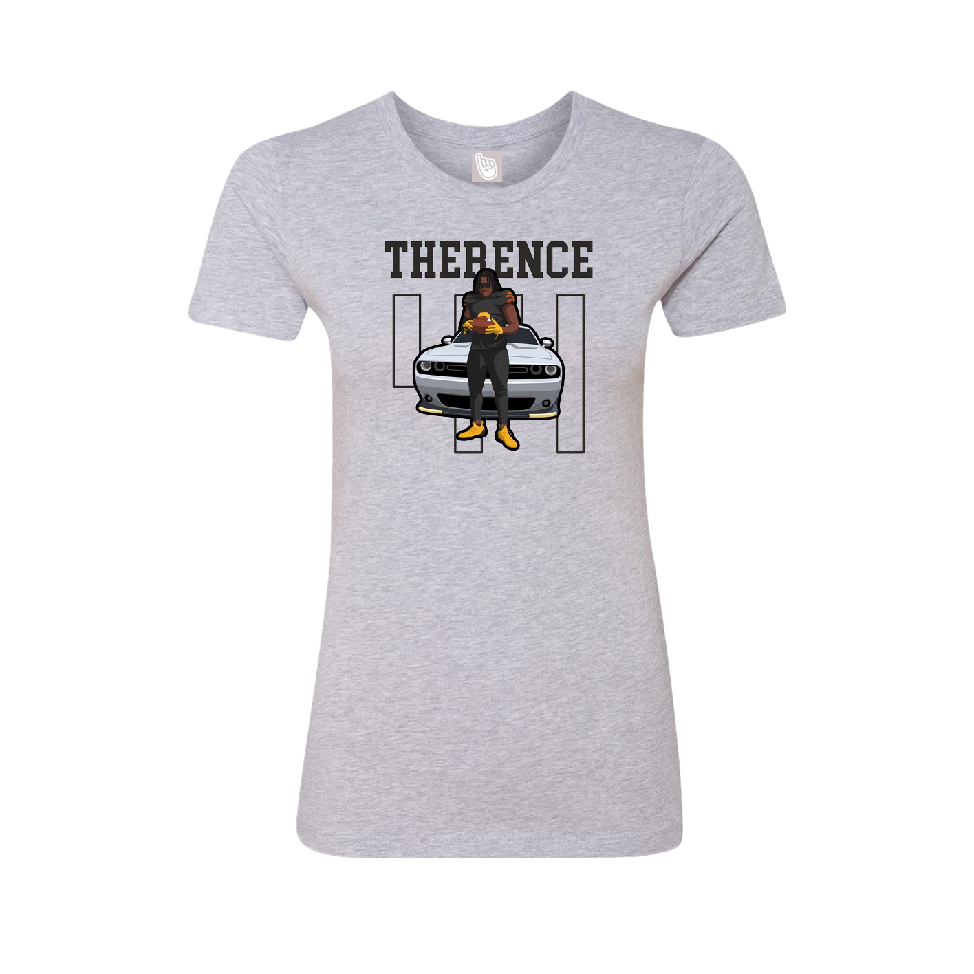 Fitted Women's Tee — Shirsey in Grey