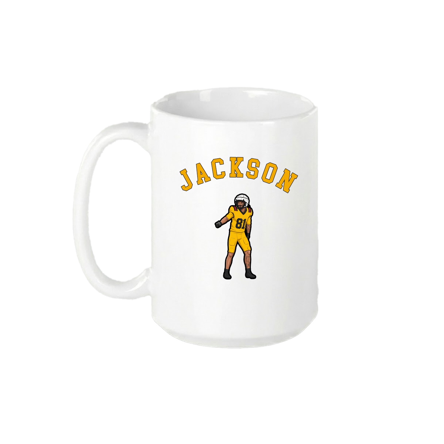 15oz Coffee Mug — Shirsey Arch in White