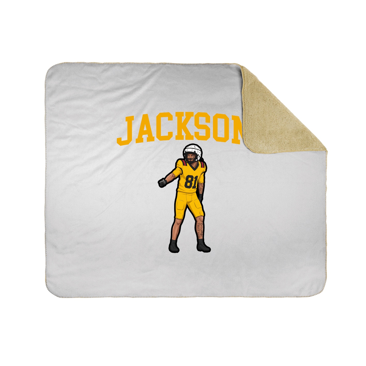 Throw Blanket — Shirsey in White