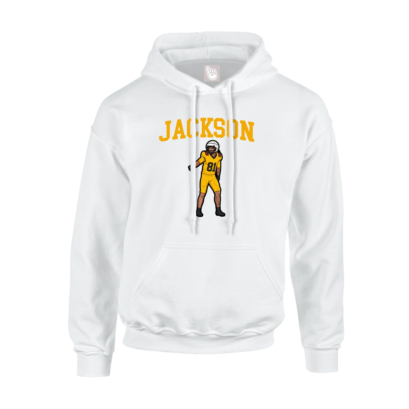 Hoodie — Shirsey in White