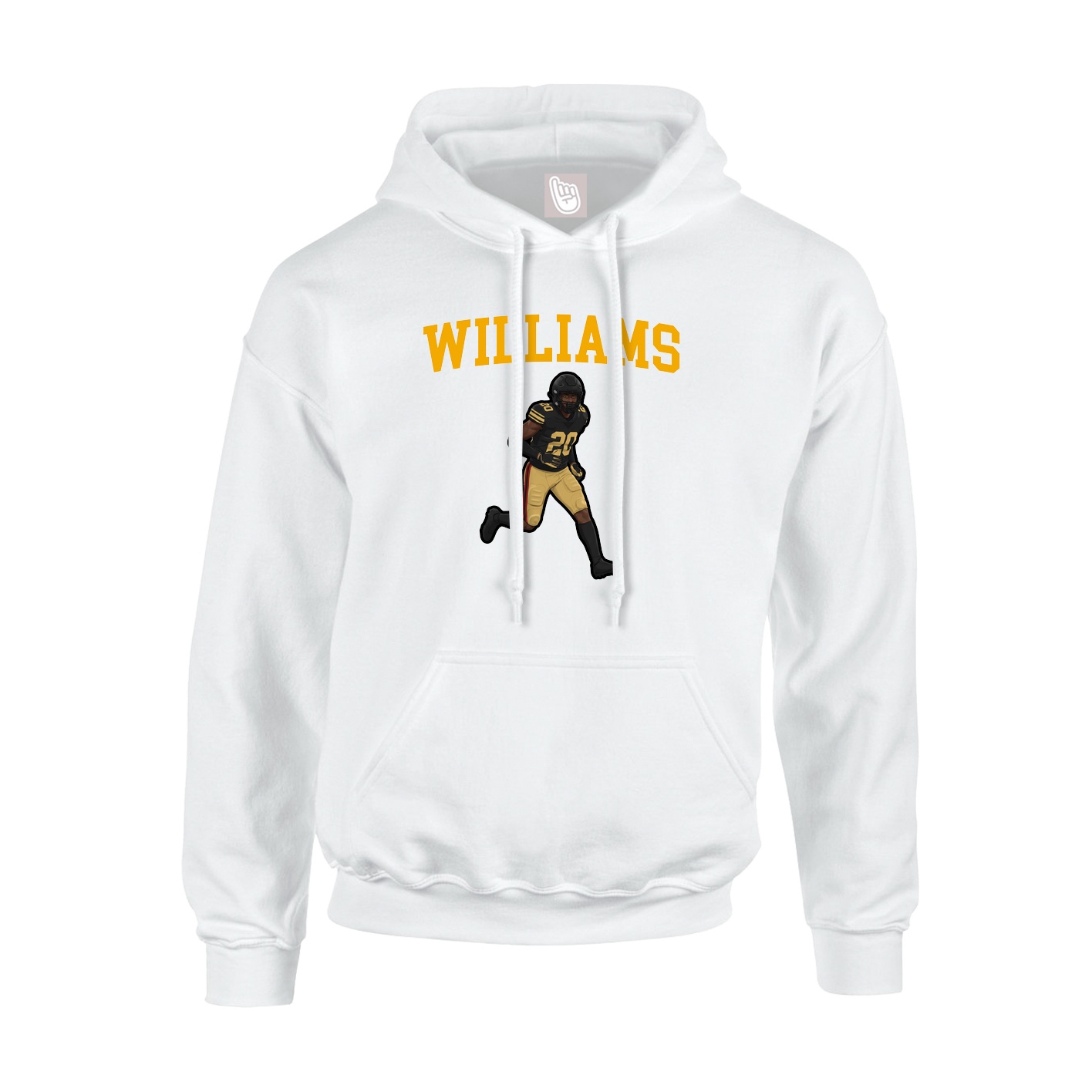 Hoodie — Shirsey in White