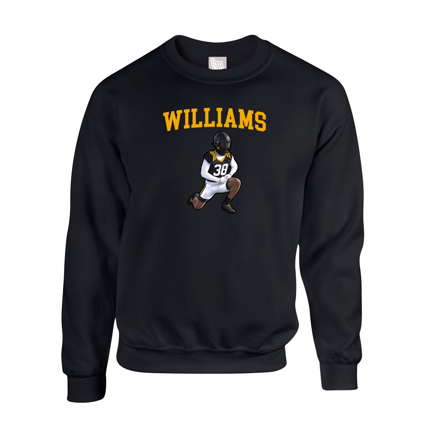 Fleece Crew — Shirsey in Black