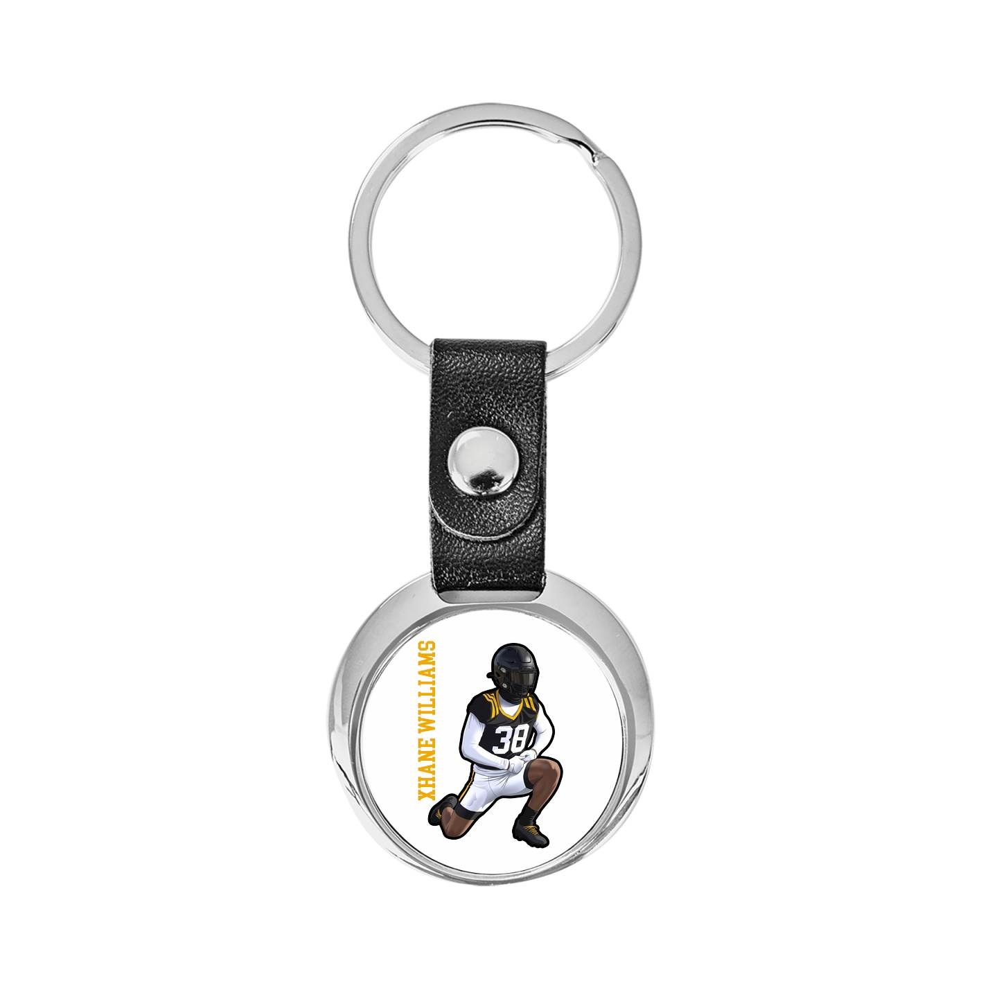 Key Chain — Name Vertical in Classic