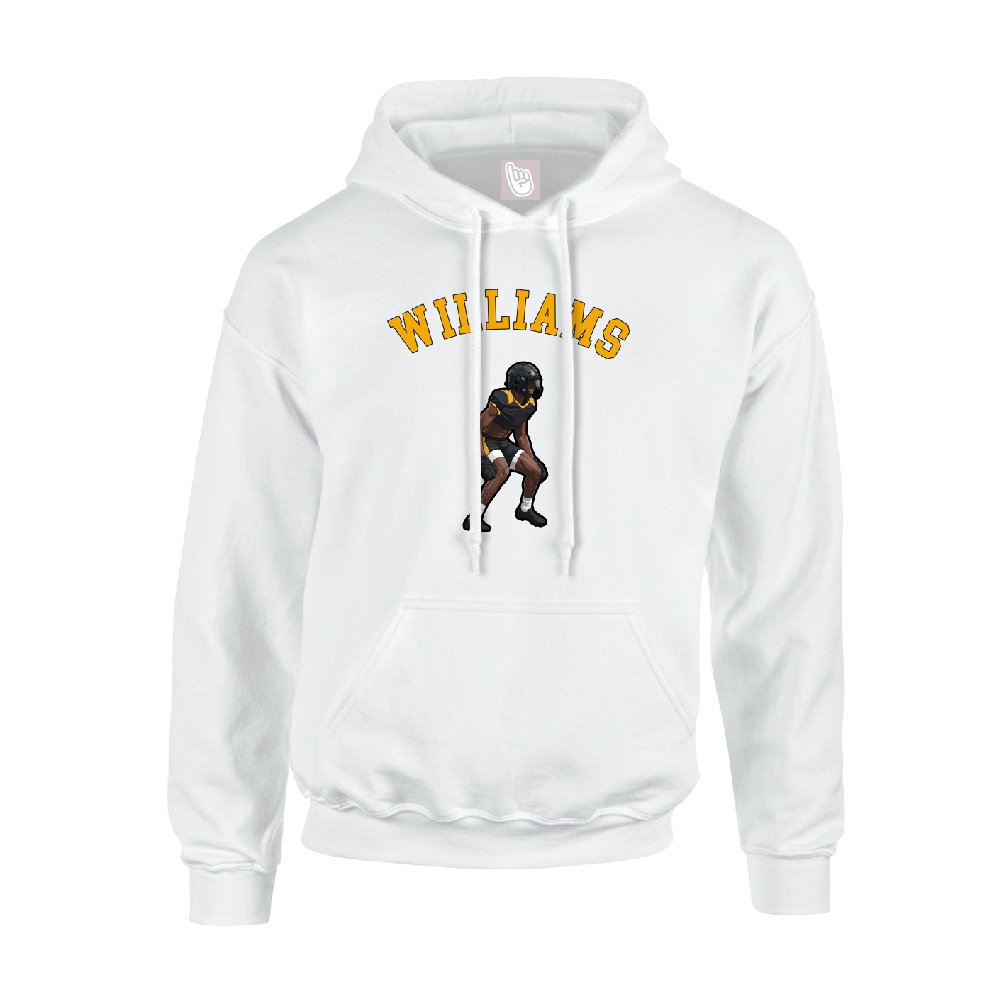 Hoodie — Shirsey Arch in White