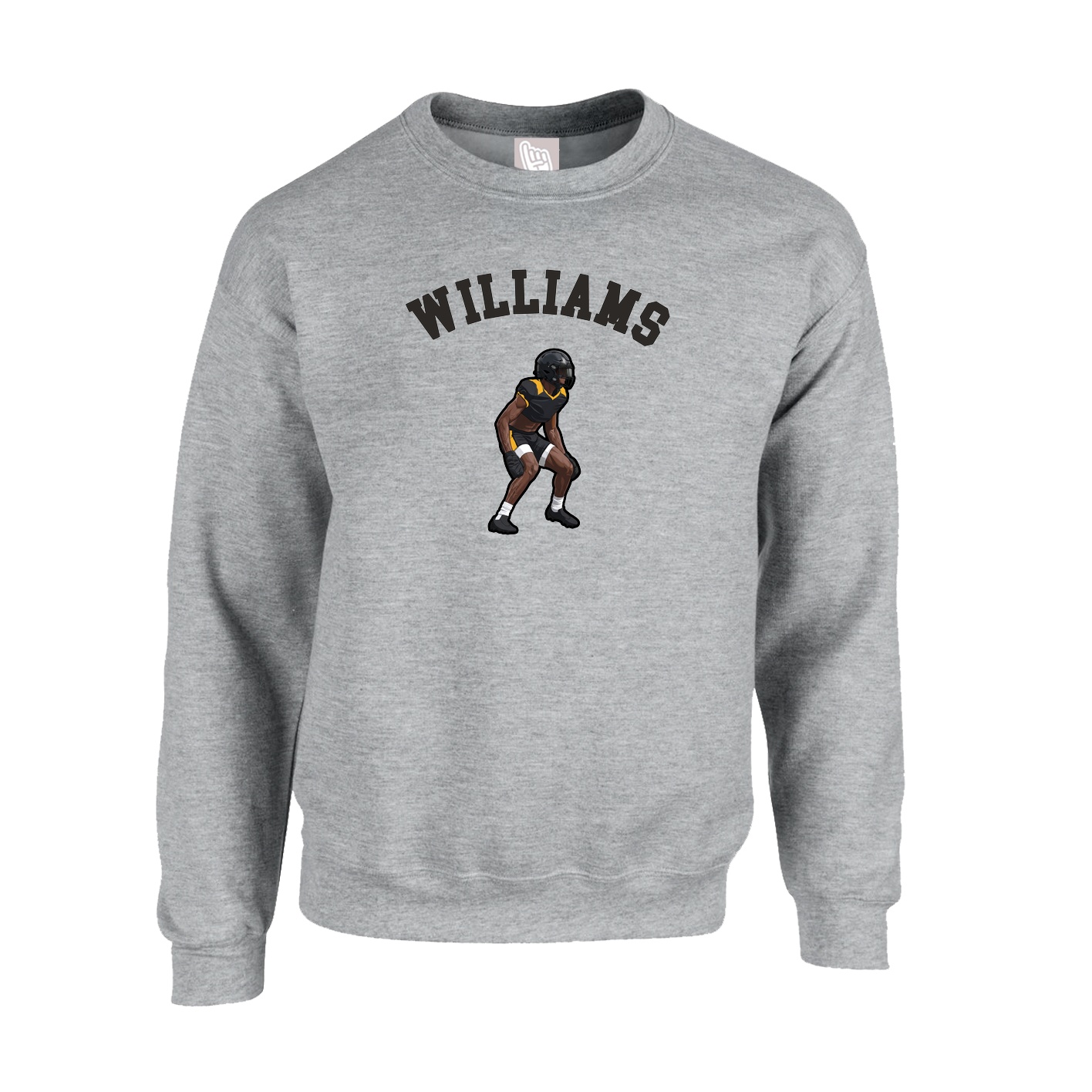 Fleece Crew — Shirsey Arch in Grey