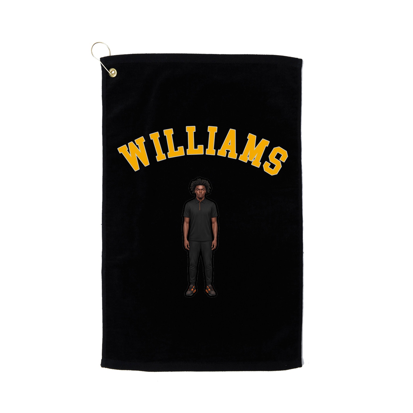 Golf Towel — Shirsey Arch in Black