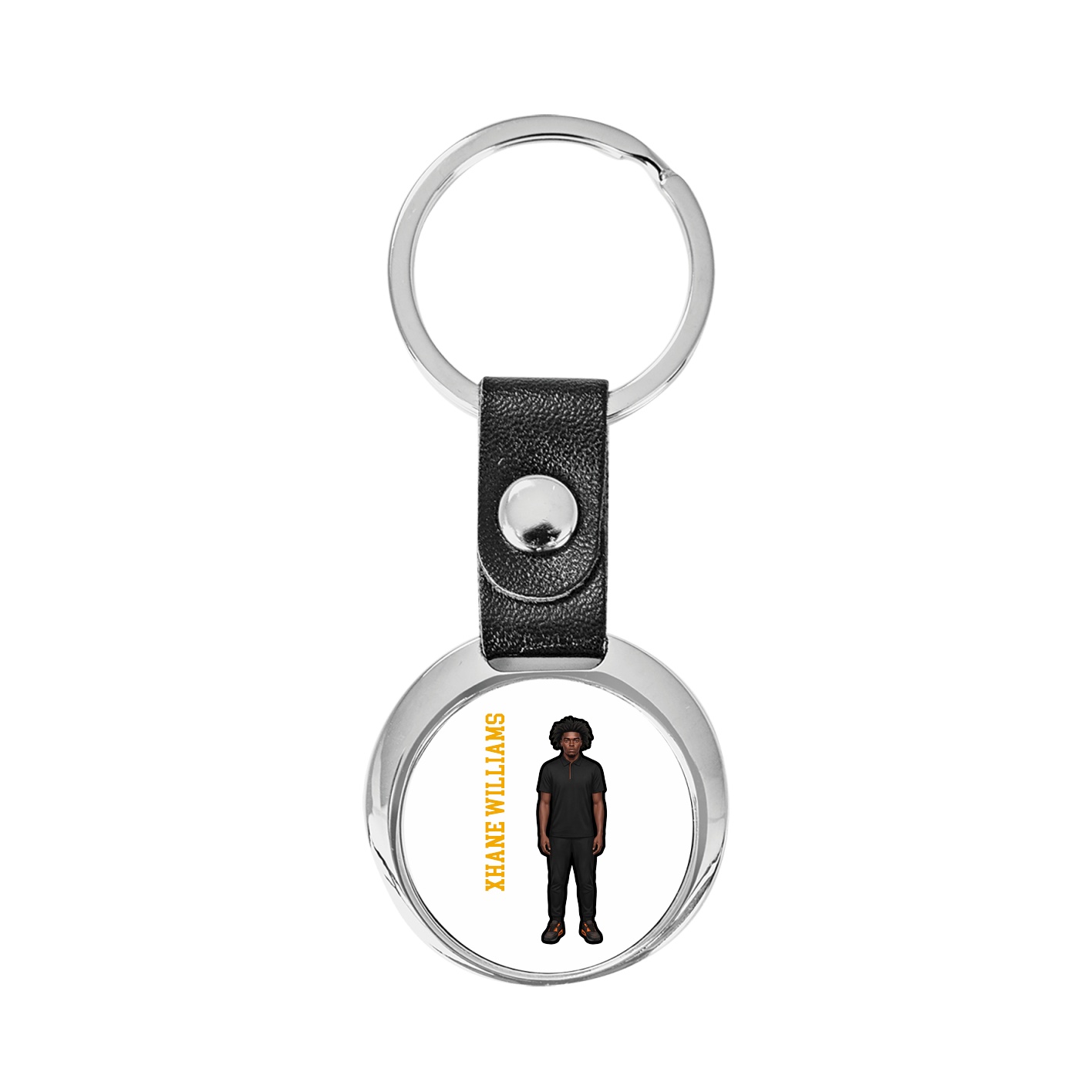 Key Chain — Name Vertical in Classic