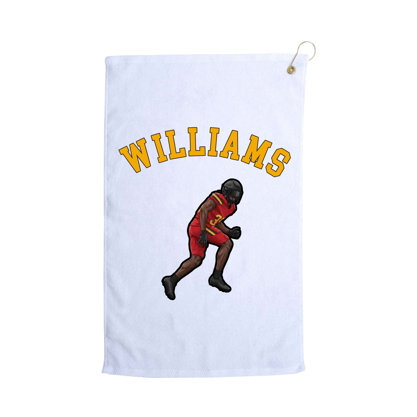 Golf Towel — Shirsey Arch in White