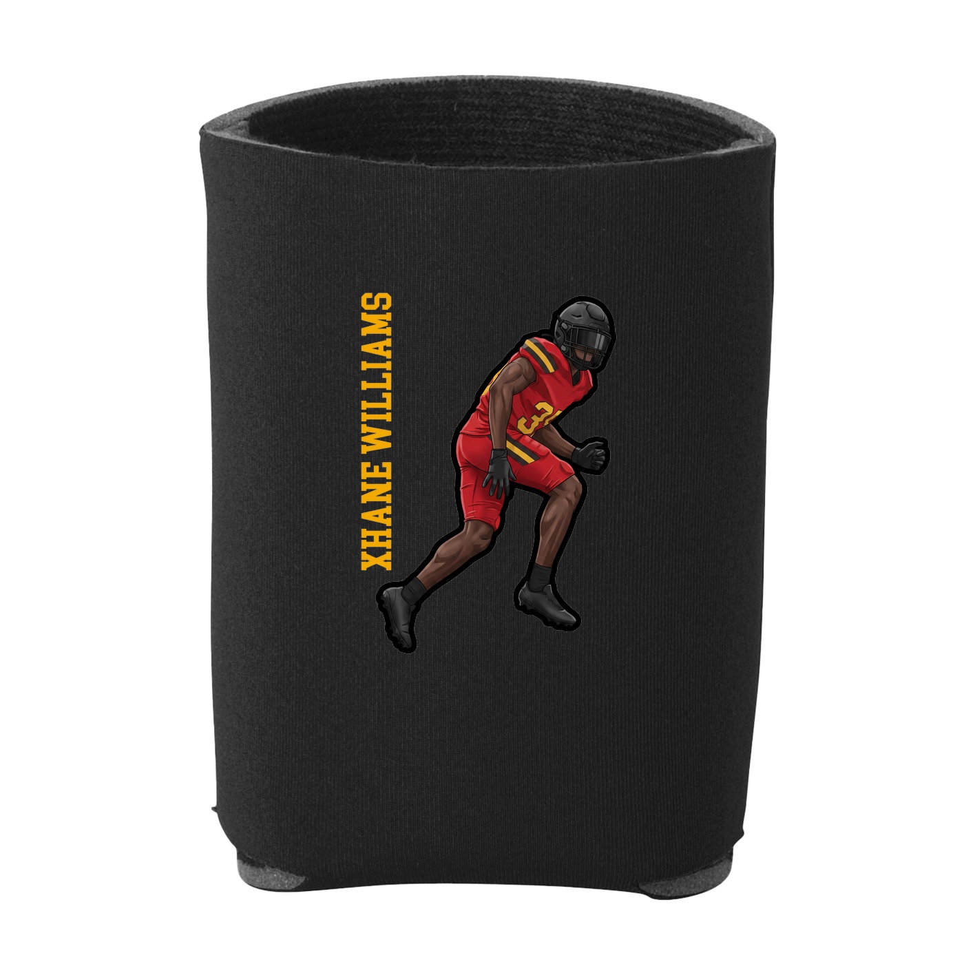 Can Holder — Name Vertical in Black