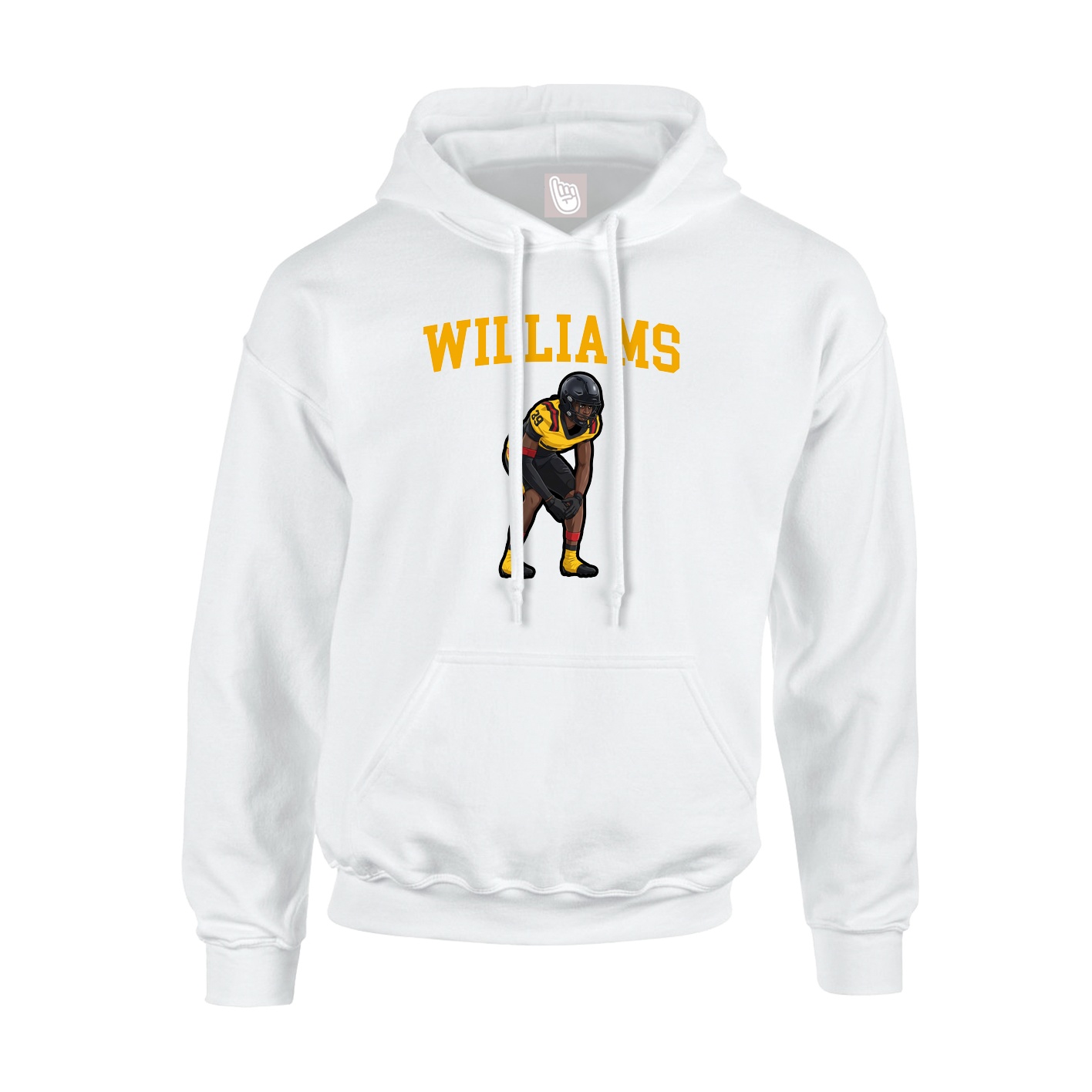 Hoodie — Shirsey in White