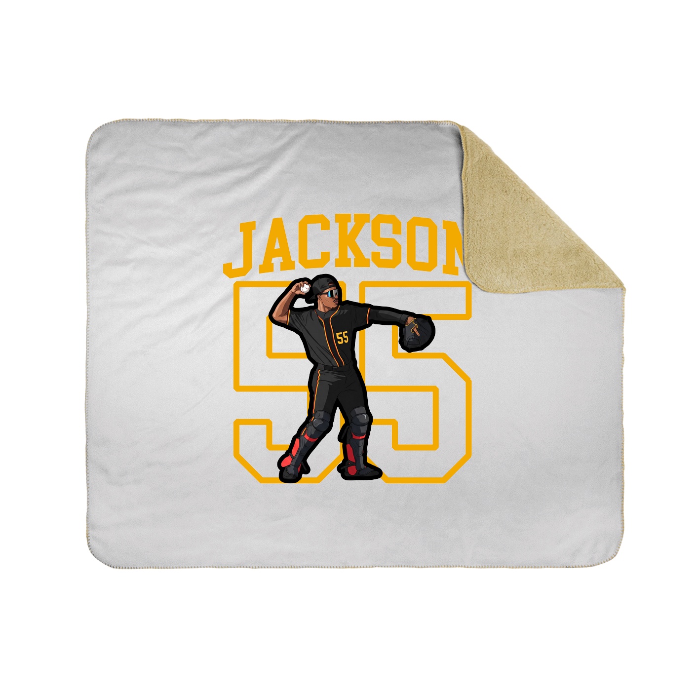 Throw Blanket — Shirsey in White