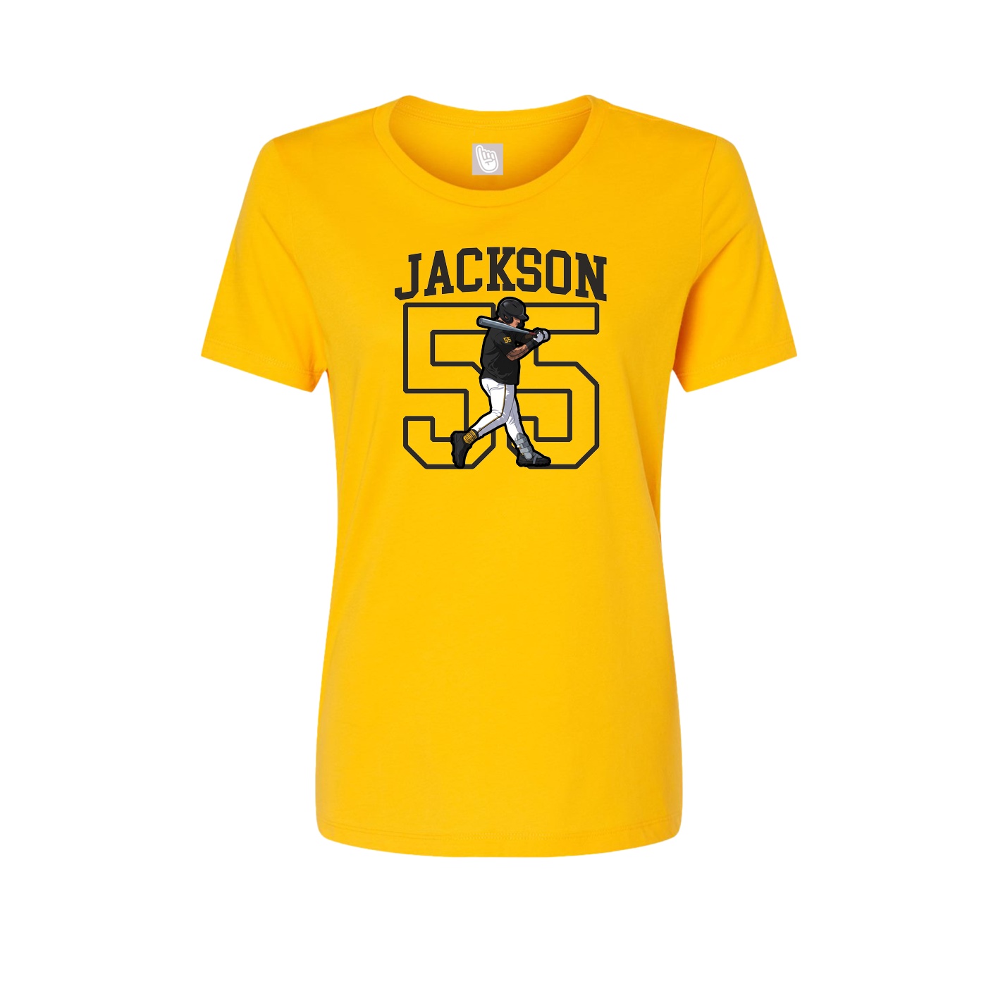 Fitted Women's Tee — Shirsey in Gold