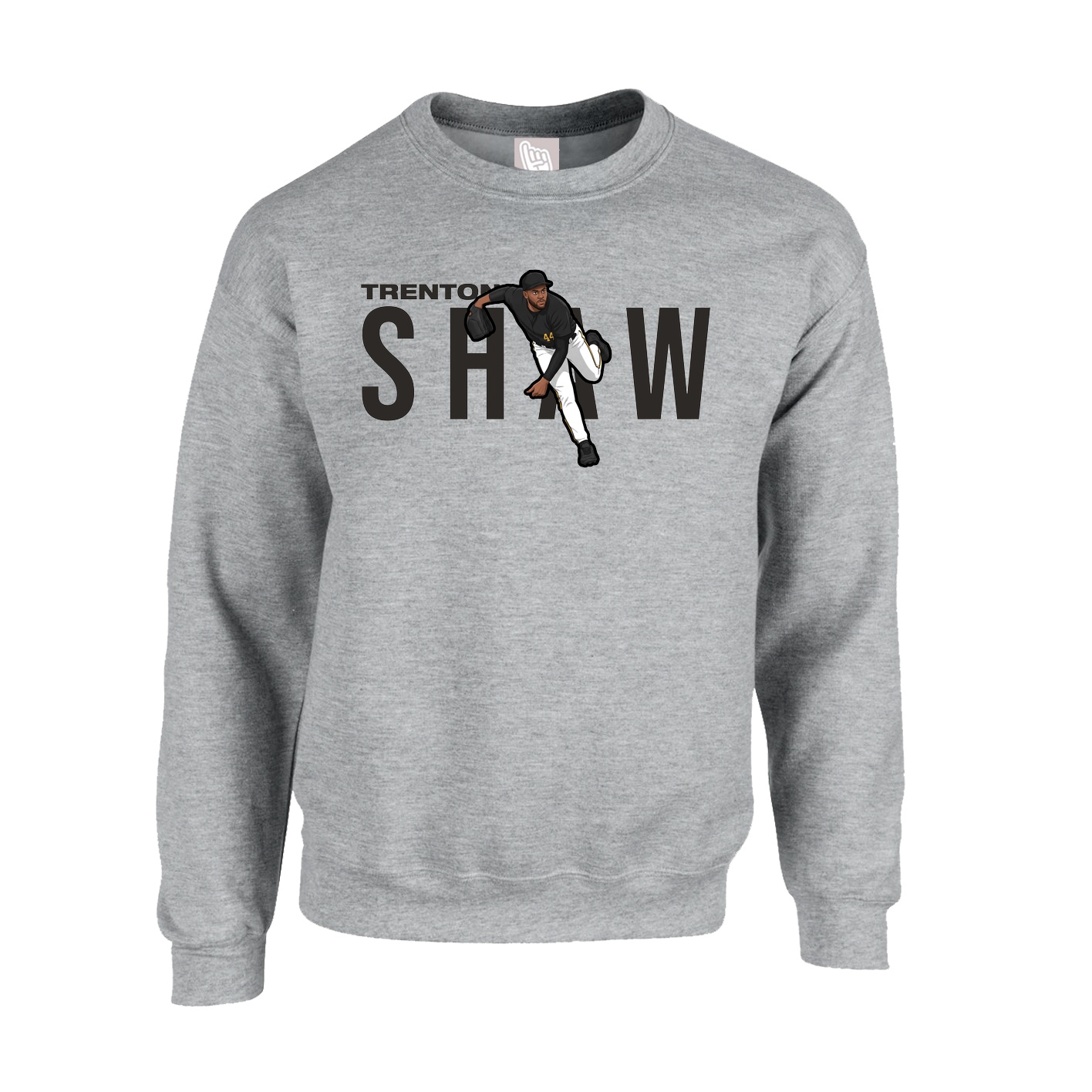 Fleece Crew — Player Name in Grey