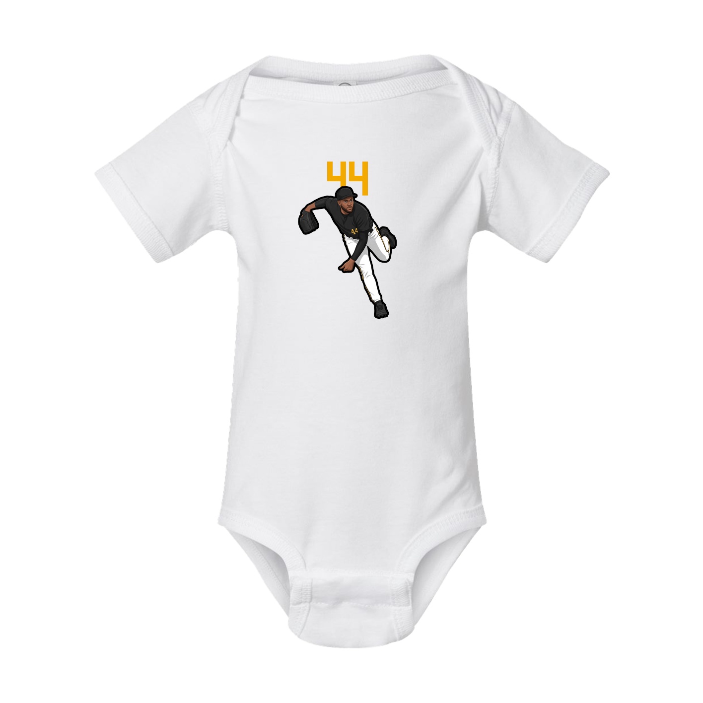 Baby Onesie — Number Top in White