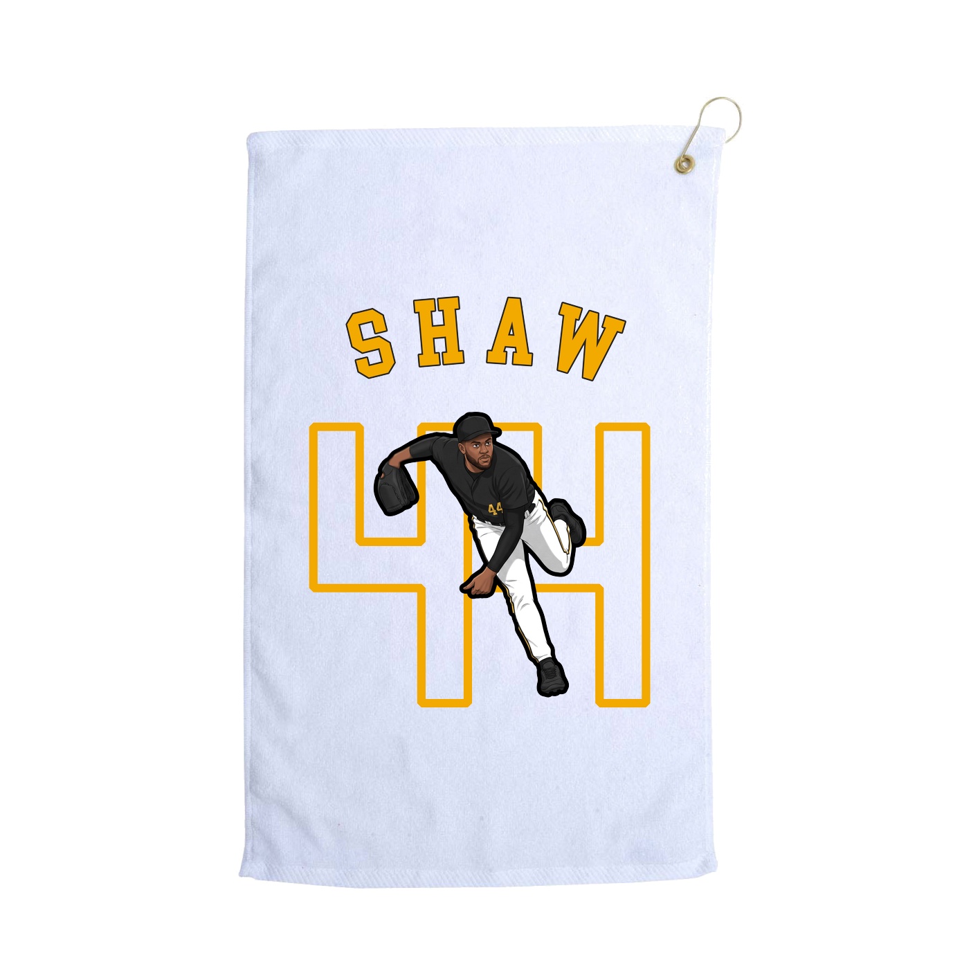 Golf Towel — Shirsey Arch in White