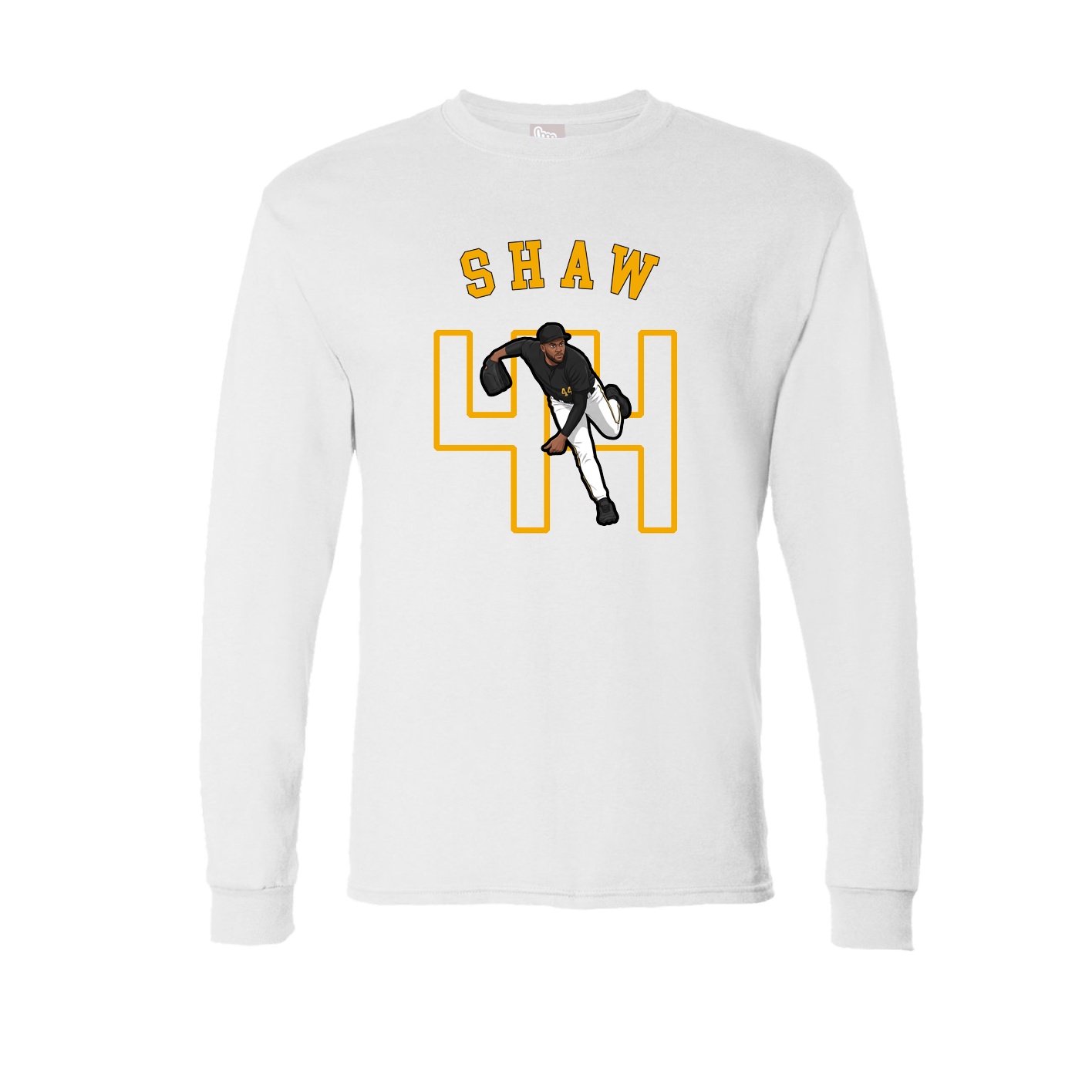 Long Sleeve Tee — Shirsey Arch in White