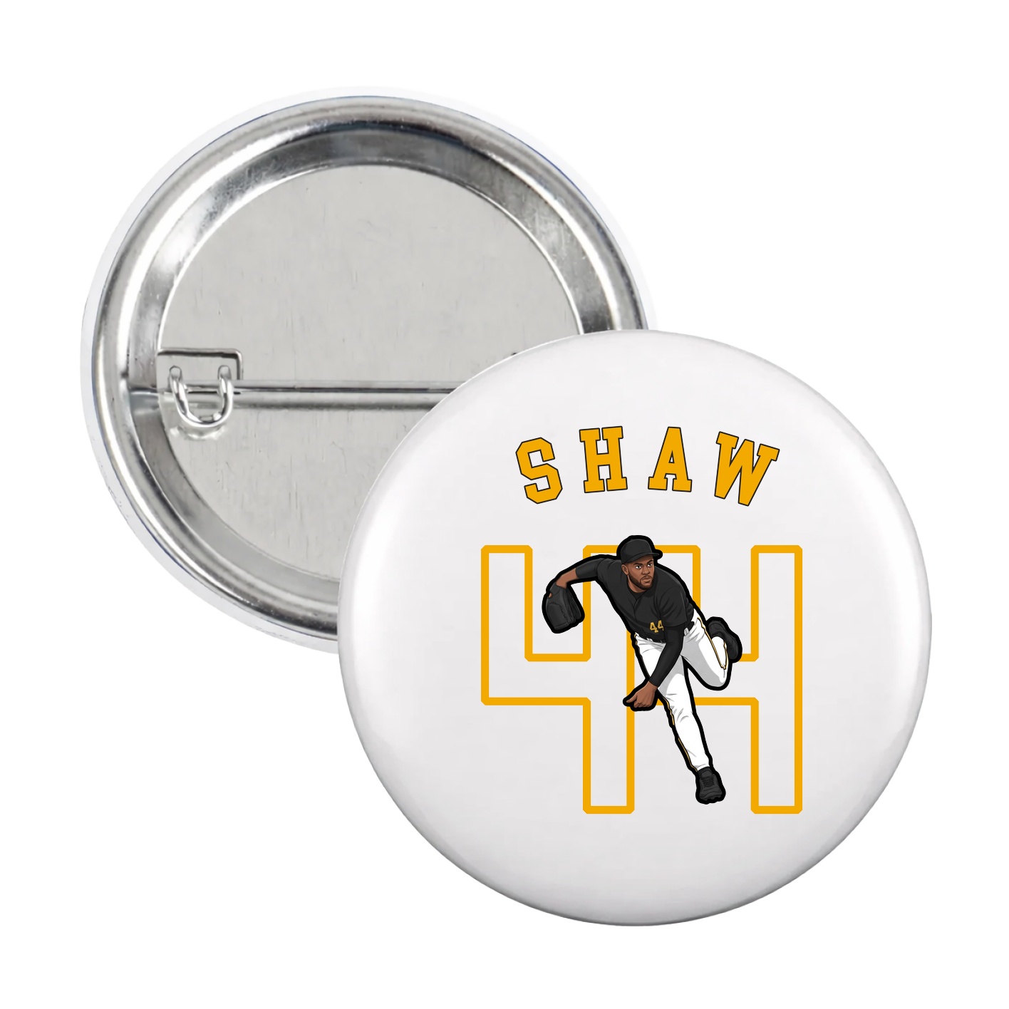 Game Day Button — Shirsey Arch in White
