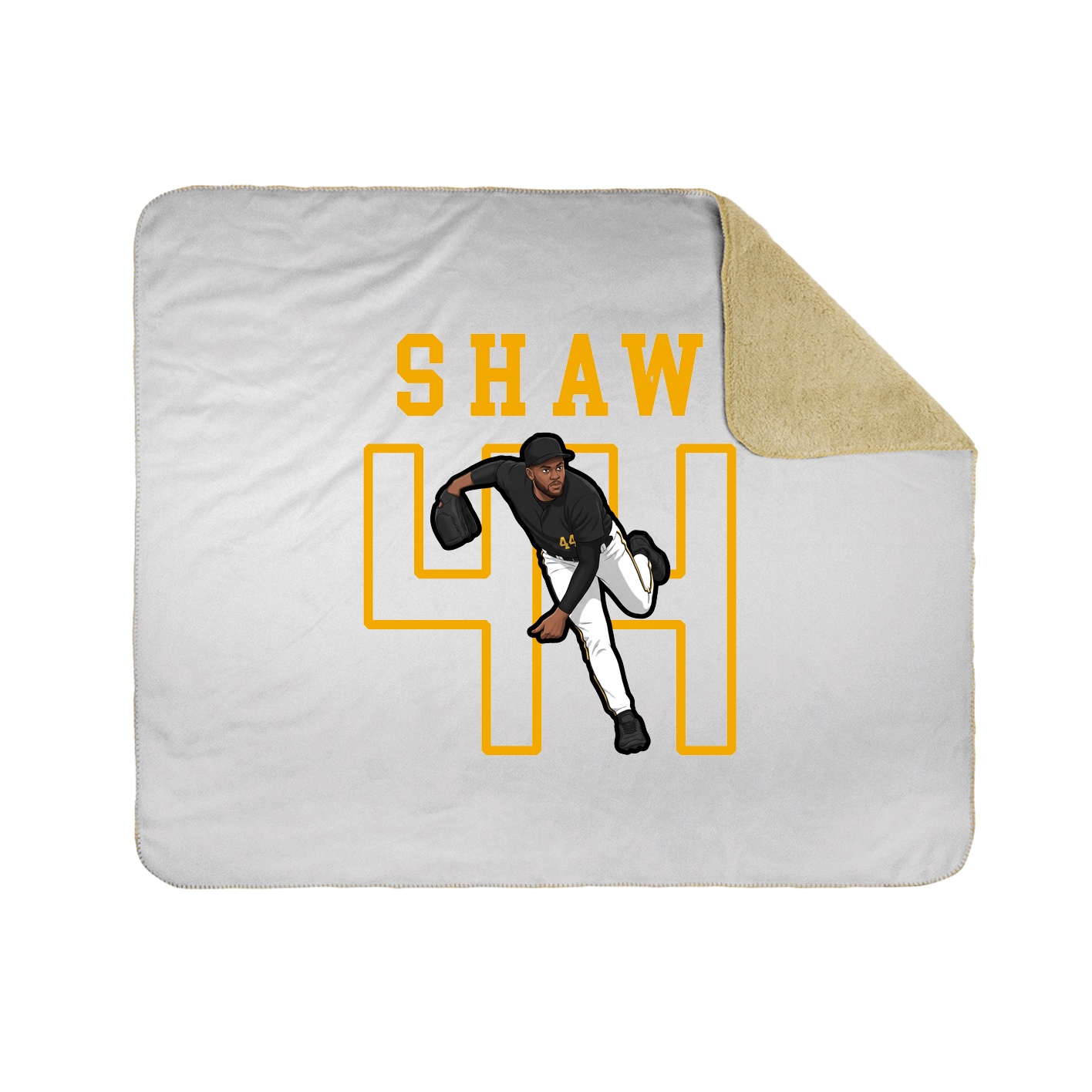 Throw Blanket — Shirsey in White