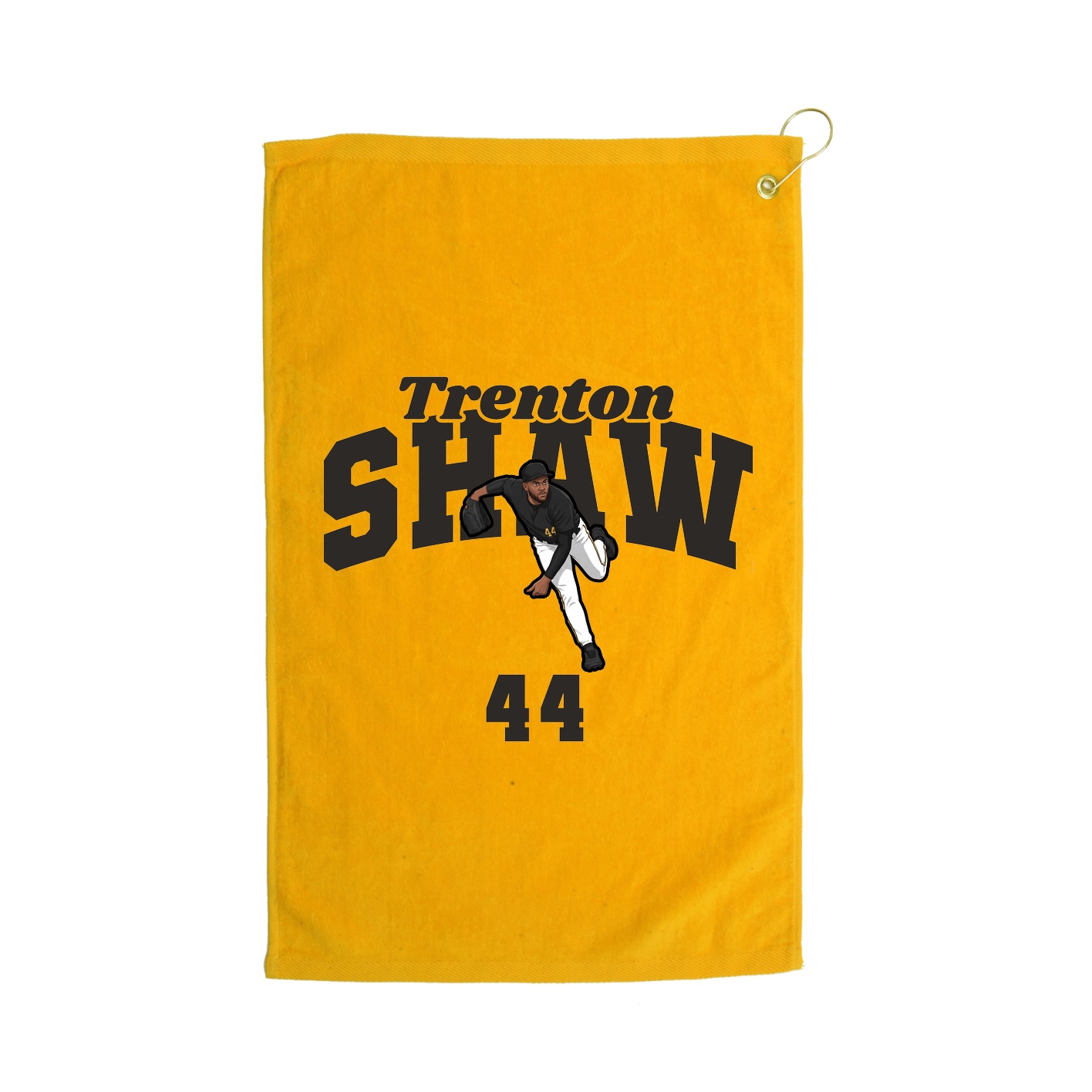 Golf Towel — Signature Arch in Gold