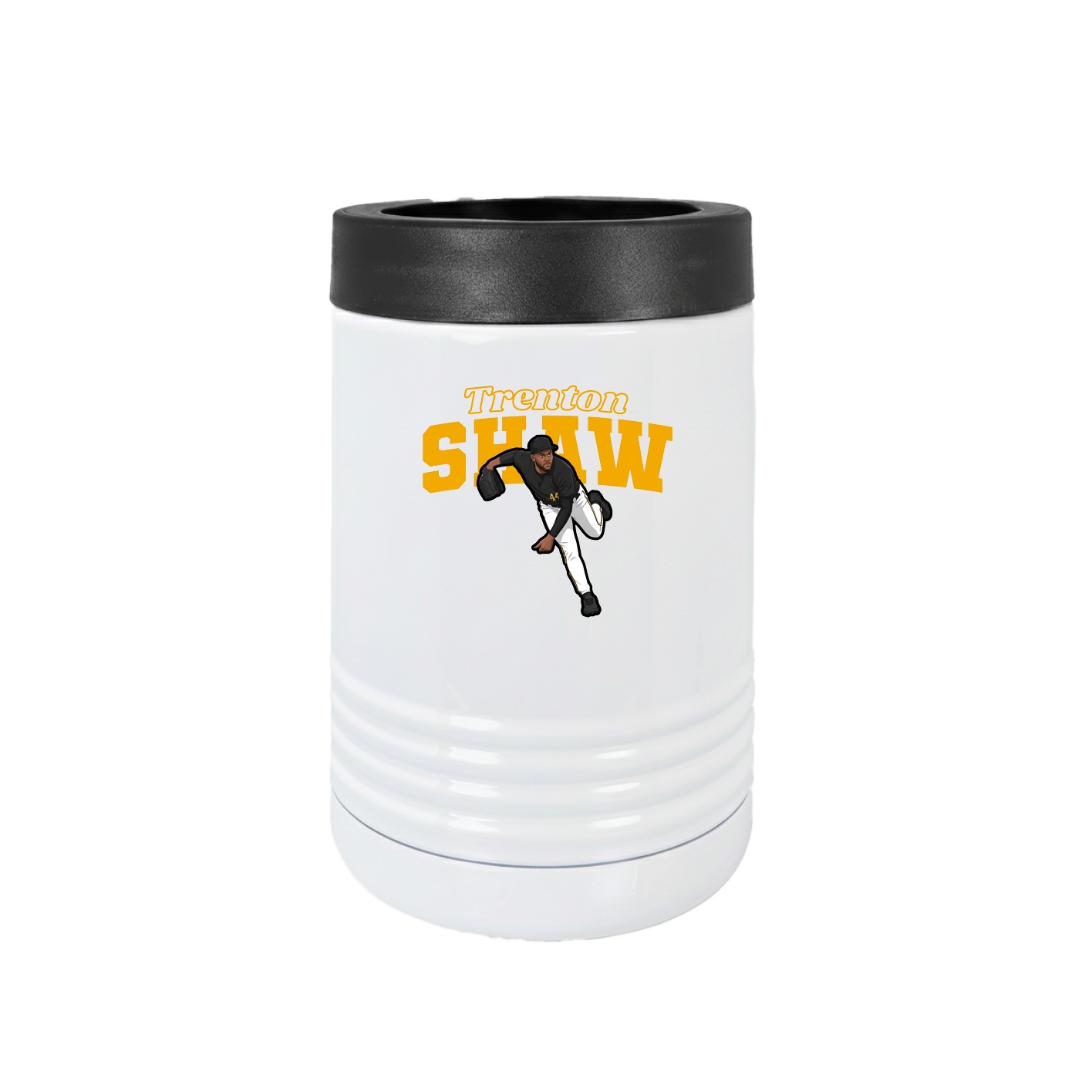 Beverage Holder — Name Arch in White