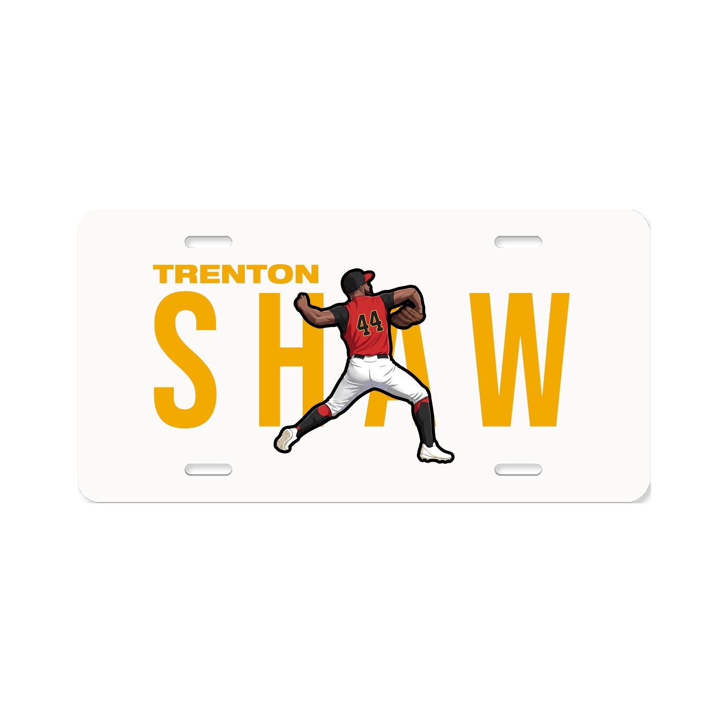 License Plate — Player Name in Classic