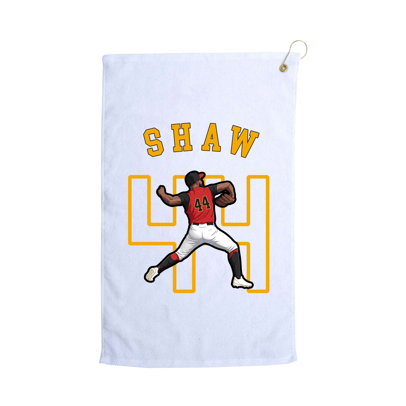 Golf Towel — Shirsey Arch in White