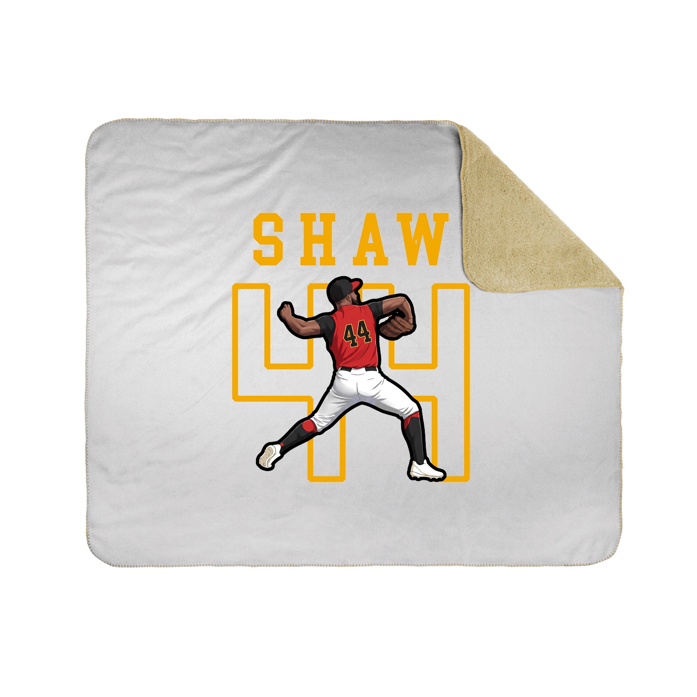 Throw Blanket — Shirsey in White