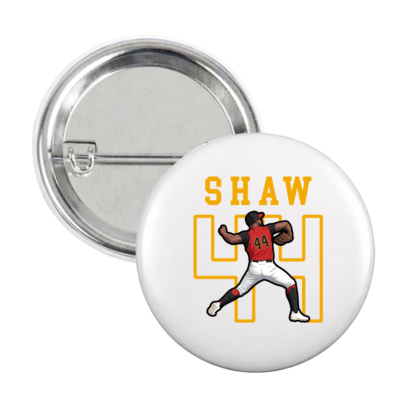 Game Day Button — Shirsey in White