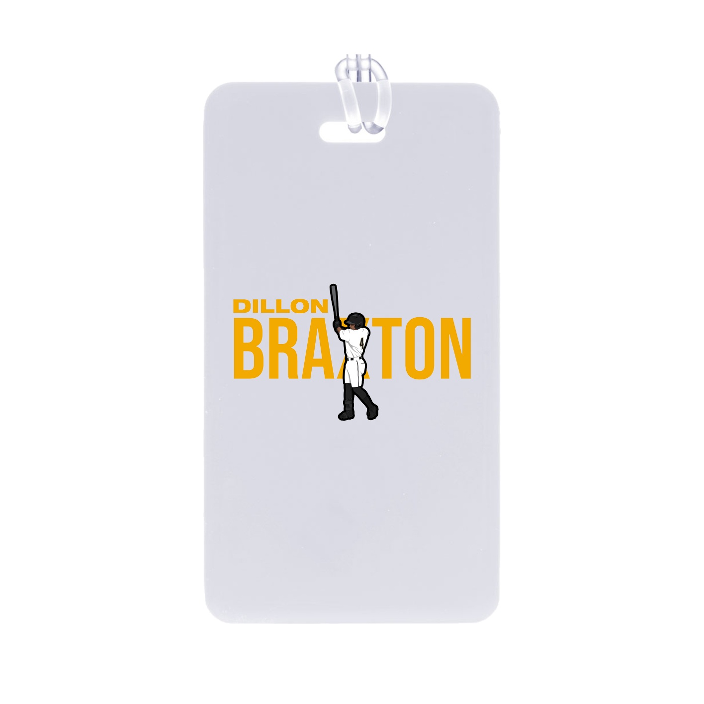 Bag Tag — Player Name in Classic