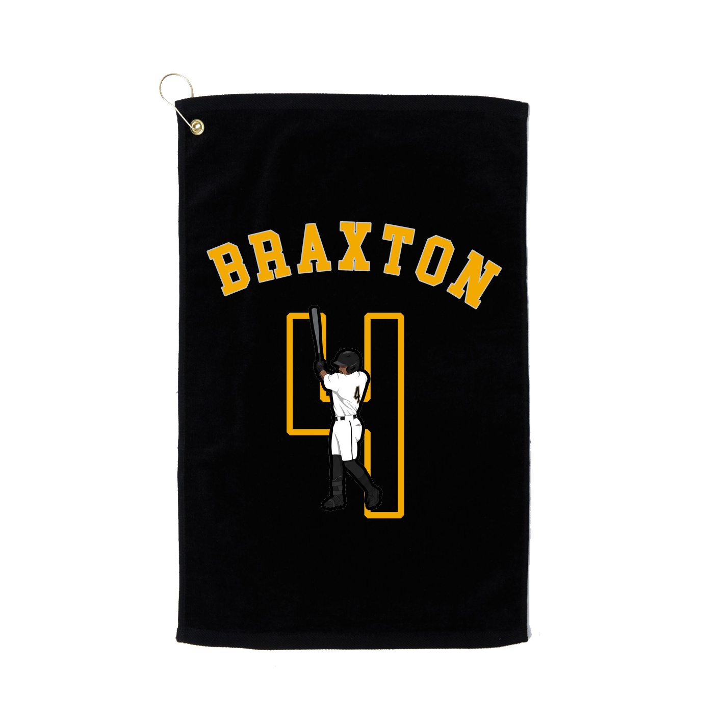 Golf Towel — Shirsey Arch in Black