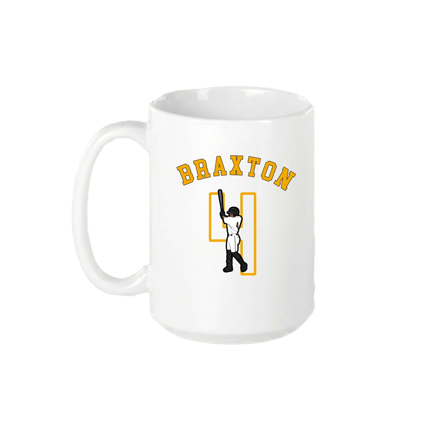 15oz Coffee Mug — Shirsey Arch in White