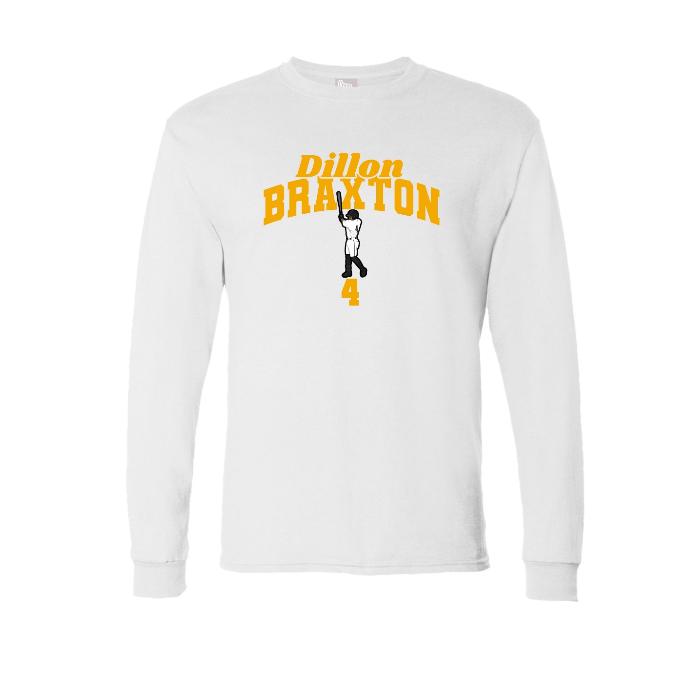 Long Sleeve Tee — Signature Arch in White