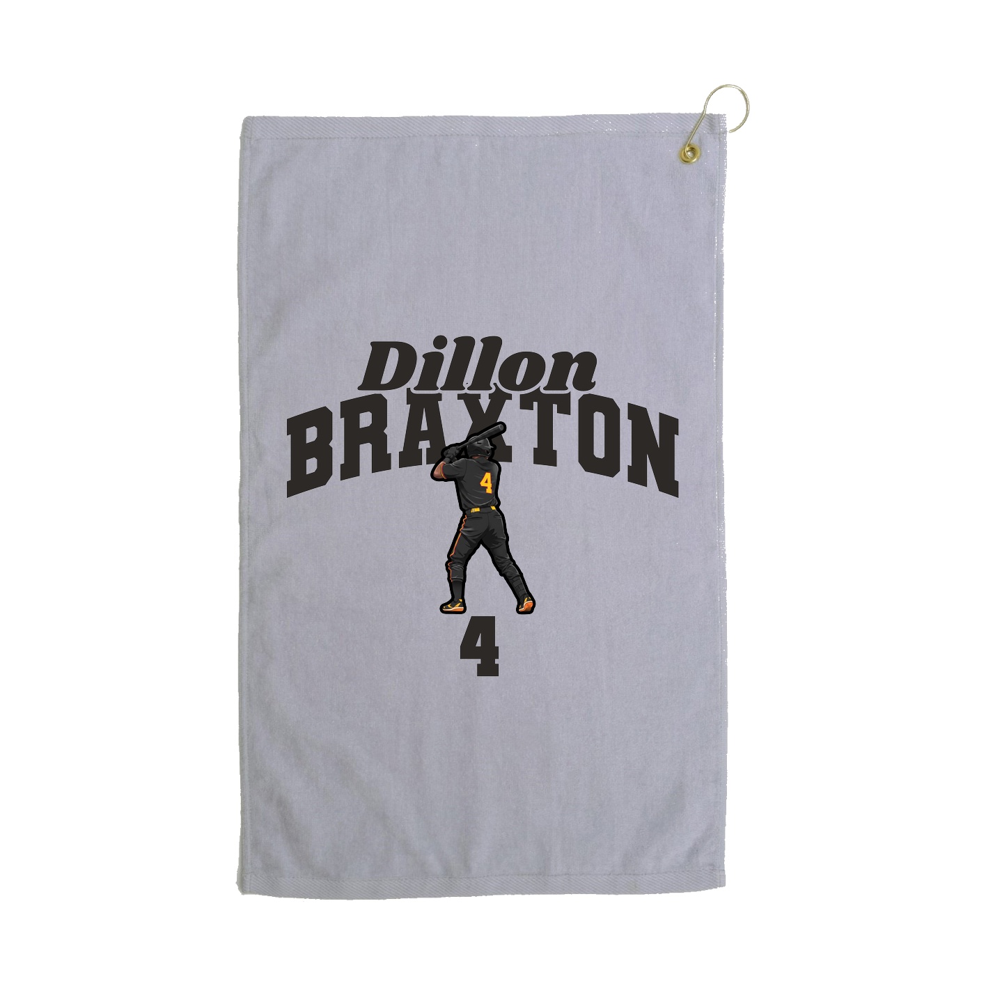 Golf Towel — Signature Arch in Grey