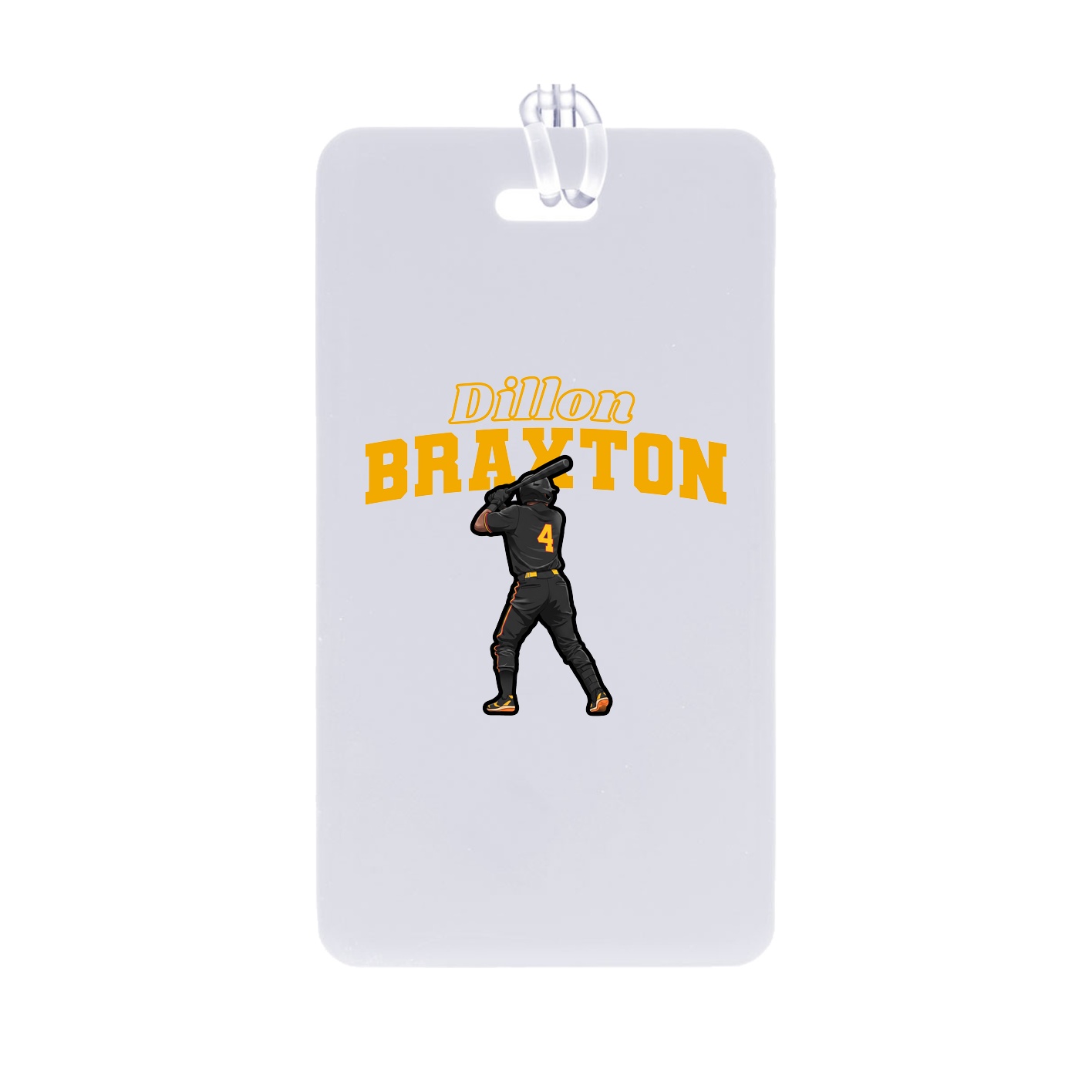 Bag Tag — Name Arch in Classic