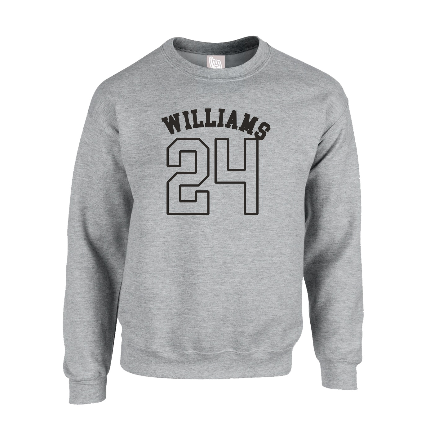 Fleece Crew — Shirsey Arch in Grey