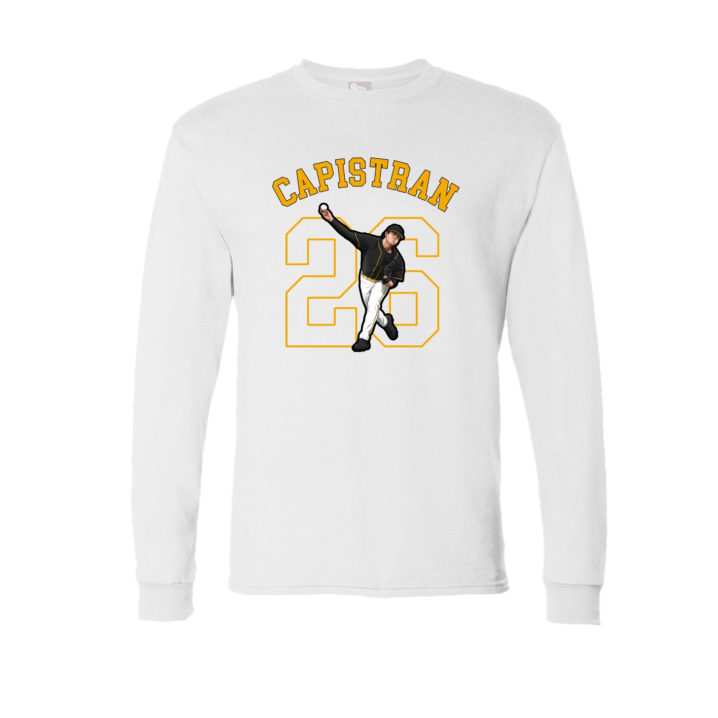 Long Sleeve Tee — Shirsey Arch in White