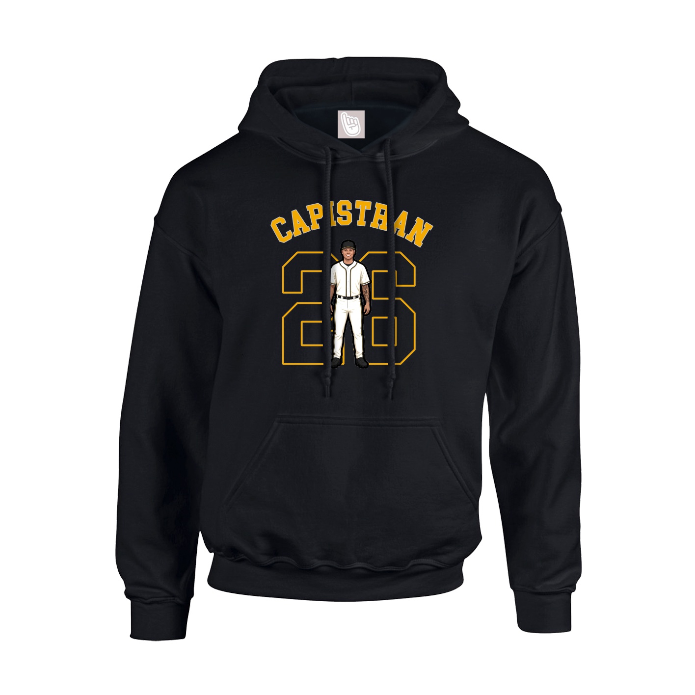 Youth Hoodie — Shirsey Arch in Black