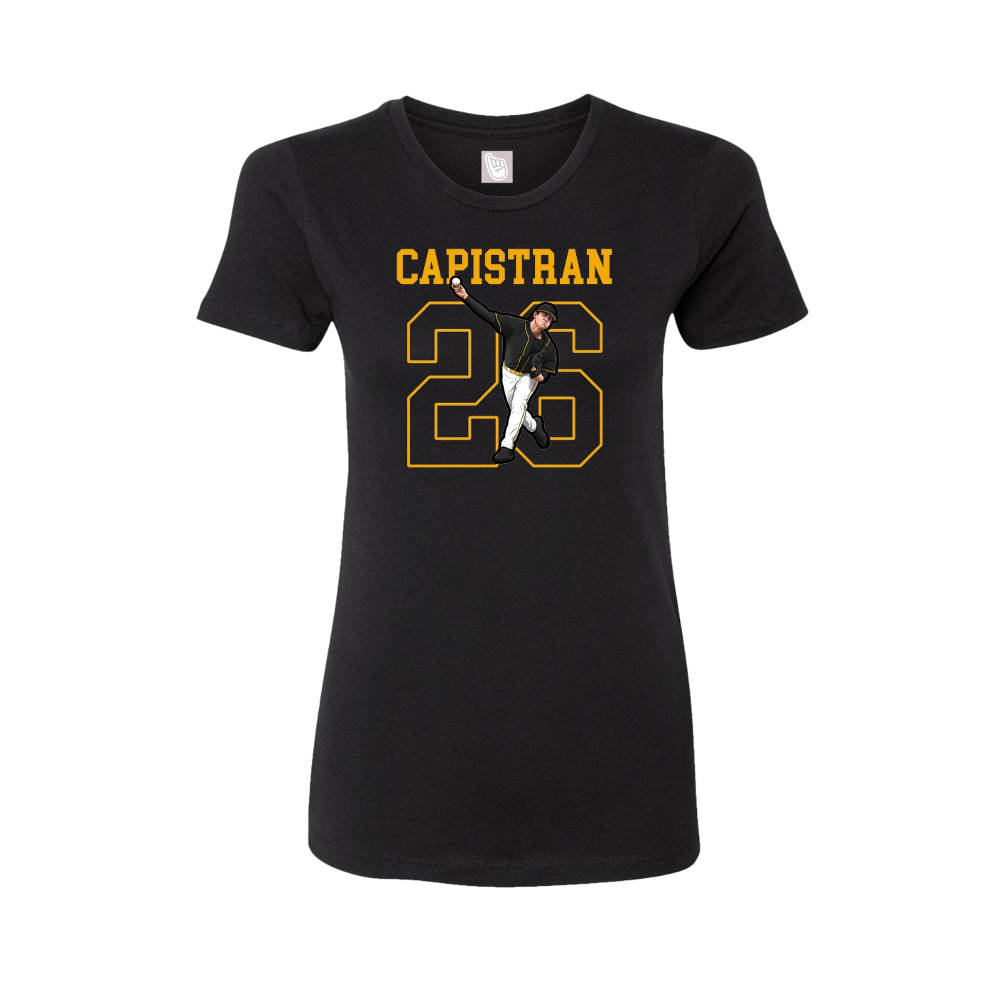 Fitted Women's Tee — Shirsey in Black