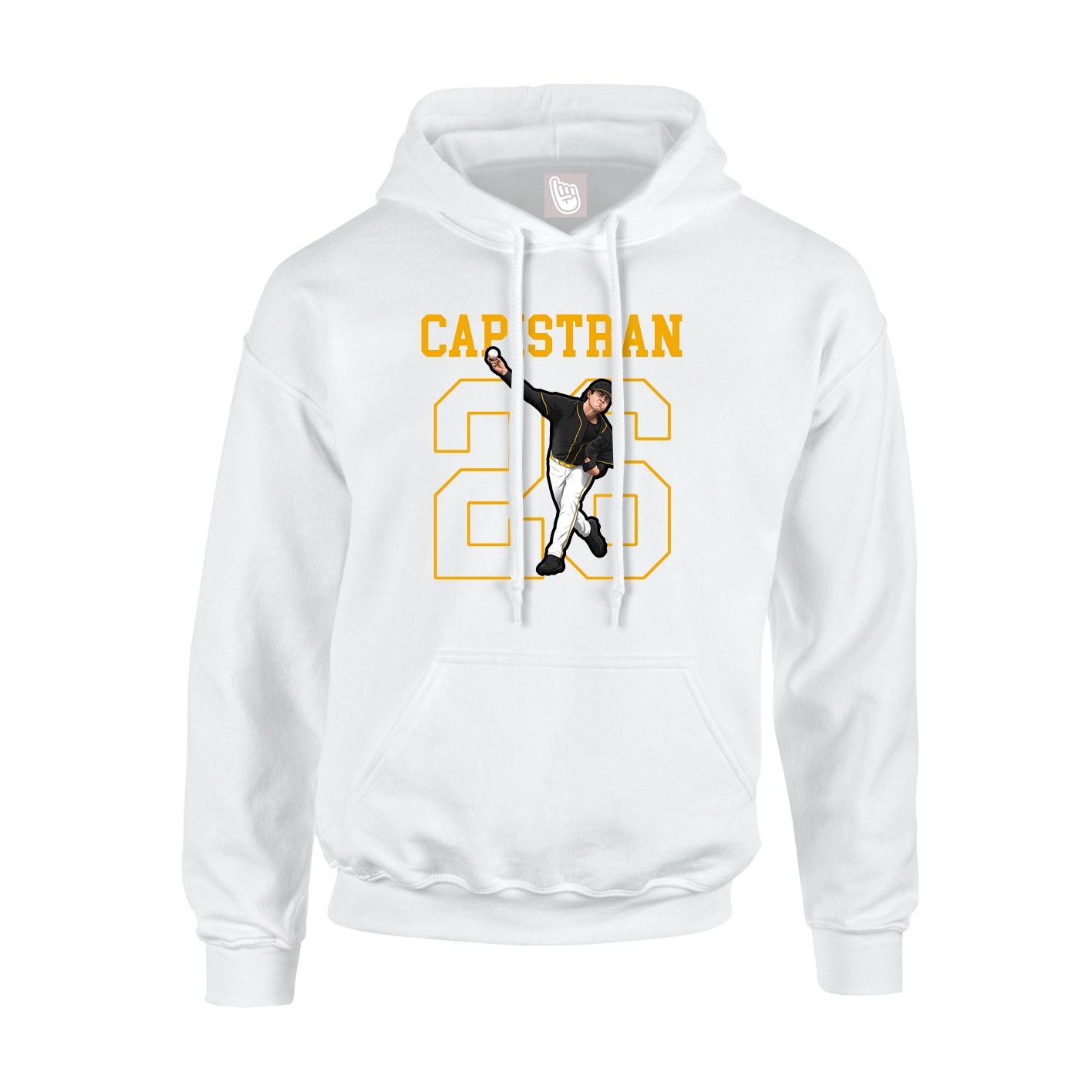 Hoodie — Shirsey in White