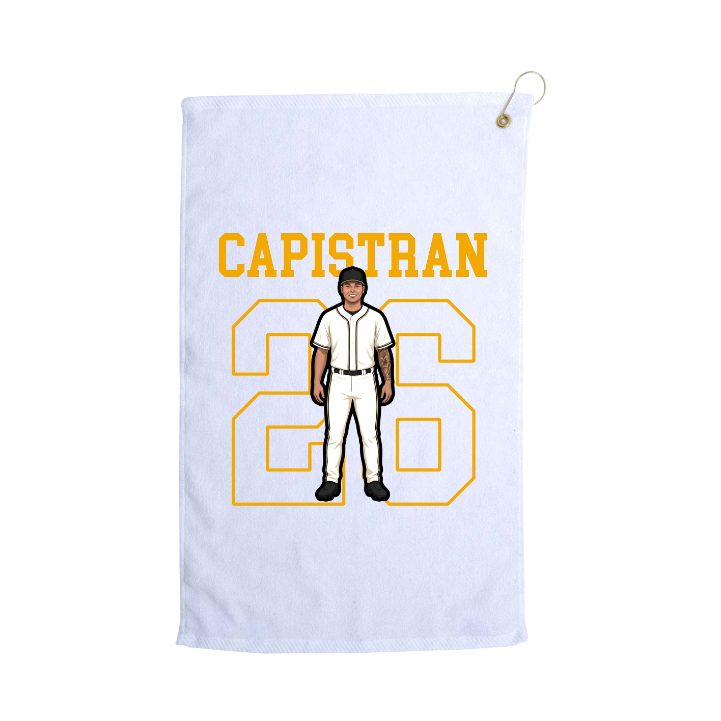 Golf Towel — Shirsey in White
