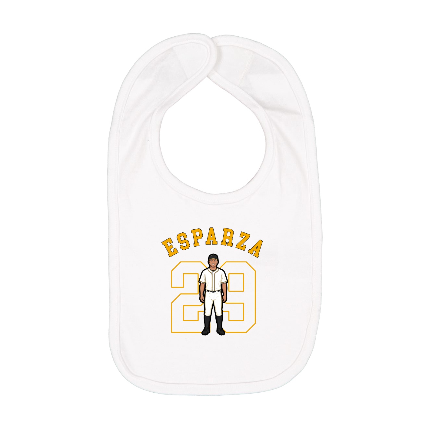 Infant Bib — Classic in White