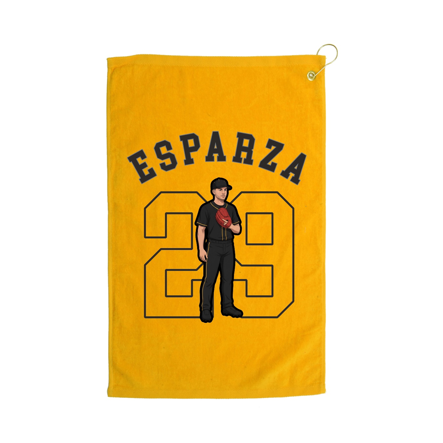 Golf Towel — Classic in Gold
