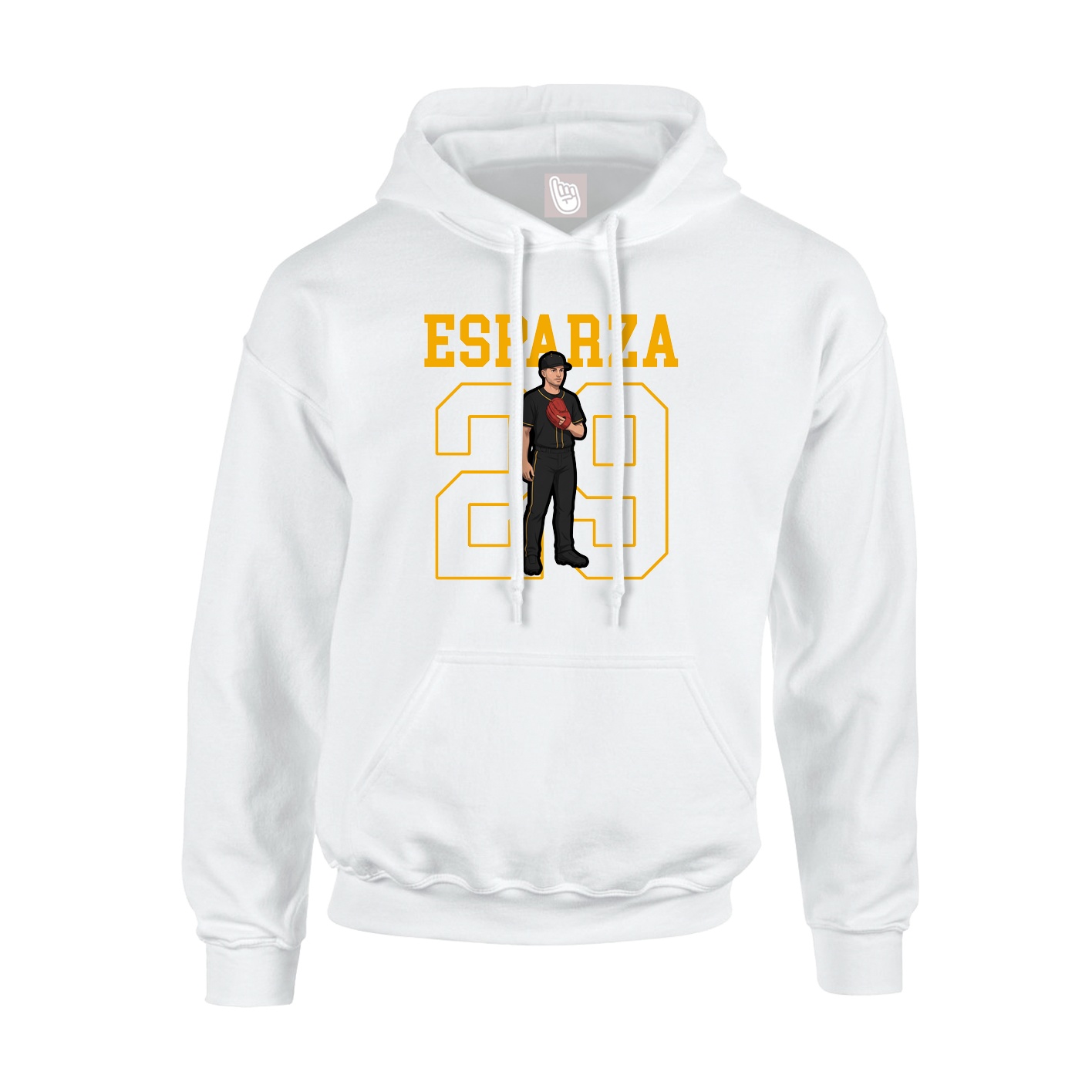 Youth Hoodie — Classic in White